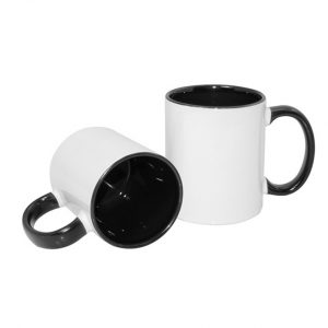 Taza interior color negro 11 oz