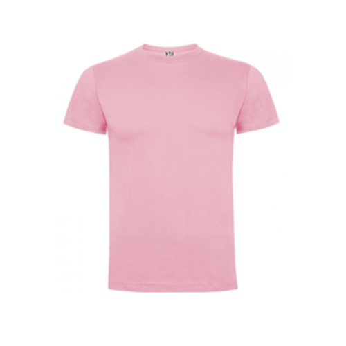 Polera algodón Niño Manga Corta Rosa Claro