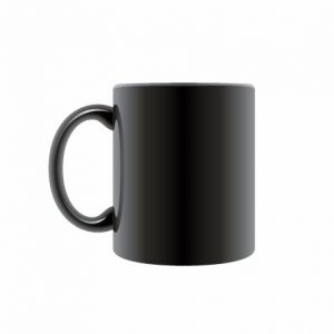 Taza magica negra 11oz